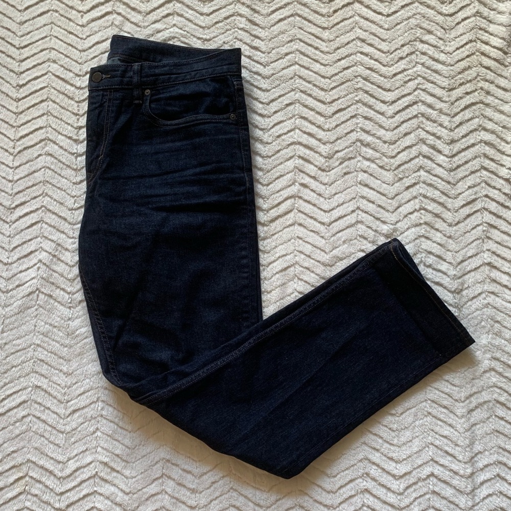 Banana Republic Slim Dark Wash Jean - Picture 2 of 6